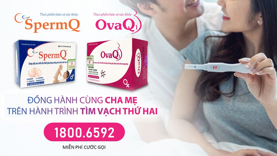 Cơ hội nhận được ưu đãi hấp dẫn khi mua OvaQ1 và SpermQ