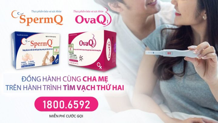 TPBVSK OvaQ1 và SpermQ hỗ trợ sức khỏe sinh sản tốt nhất cho các cặp vợ chồng